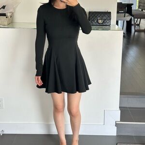 SHEIN Black Ruffle Dress Petite XS